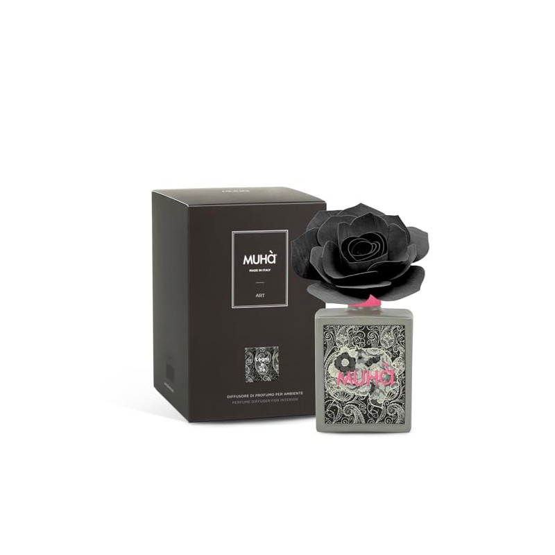 MUHA' Air Freshener Art Pink with Embroidery 100 ml Wood