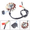 11 Pole Coils Magneto Generator Stator Fit for 150cc Gy6