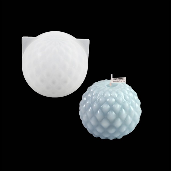 XYQHOAC Drop Ball Candle Molds for Candle Making 3D Ball