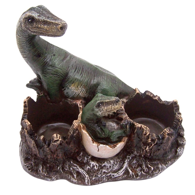 Dinosaur and Egg Salt and Pepper Set Holder, Unique Kitchen