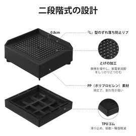 Yinnhom Table Height Adjustment, Desk, 1.6 inches (4 cm), Raised Kotatsu Foot, Table, Legs, Bed, Sofa, Height Adjustment Equipment, Furniture and Appliances, Height Adjustment Tool, Anti-Slip, Easy to