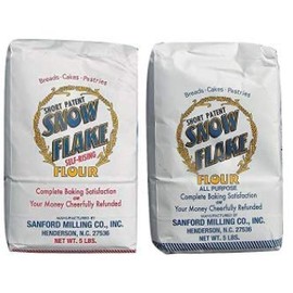 Snow Flake Flour Baker's Combo, 5# All-Purpose & 5# Self-Rising Flour