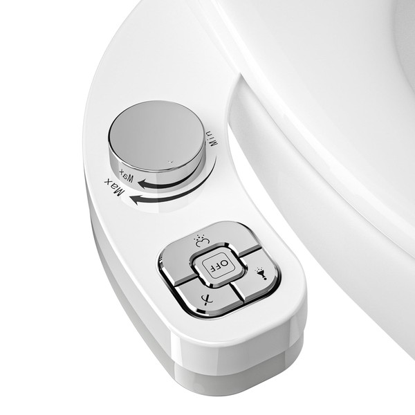 PIKETS Bidet Attachment for Toilet, Dual Nozzle (Frontal and Rear