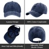 Yooooomi 3 Pack Men Womens Baseball Cap Plain Retro Adjustable
