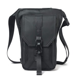 Outdoor Thigh Drop Leg Bag for Men Women Waist Fanny Pack Motorcycle Ride Crossbody Shoulder Riding Travel Hiking Tactical Cycling Black