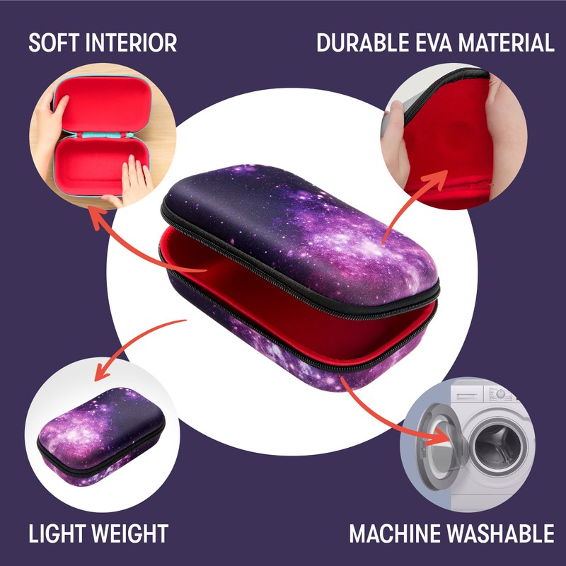 ZIPIT Estuche Galaxia para lápices | Estuche de gran capacidad