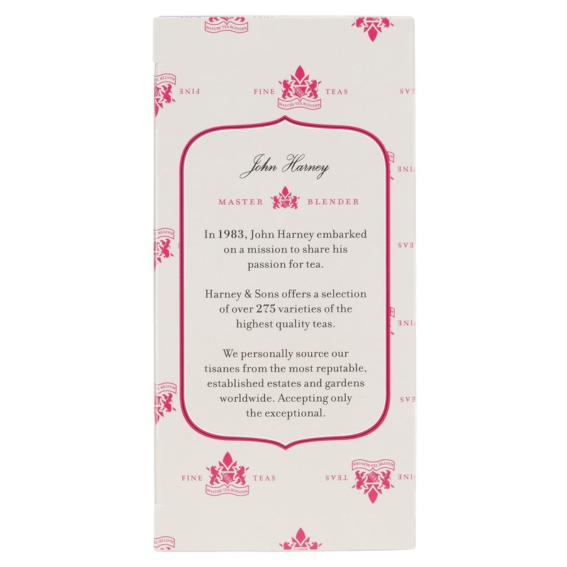 Harney & Sons Hibiscus Tea, Caffeine-Free Herbal Teabags, Box of