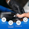 Schneider & Kingfa Black Nitrile Disposable Gloves XL Latex &