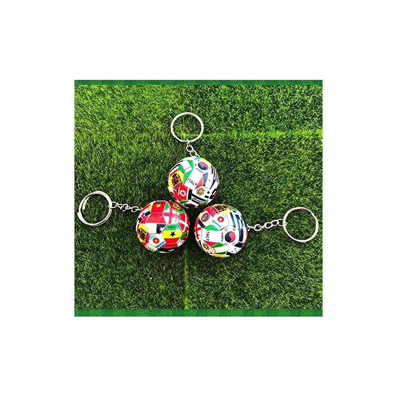 Sports Ball Key Chain - Durable Soccer Keychain for Fans