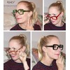Eyekepper 5 Pack Square Reading Glasses for Women Stylish Readers