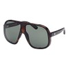 Moncler DIFFRACTOR ML0206 Dark Havana/Green 66/11/140 unisex Sunglasses