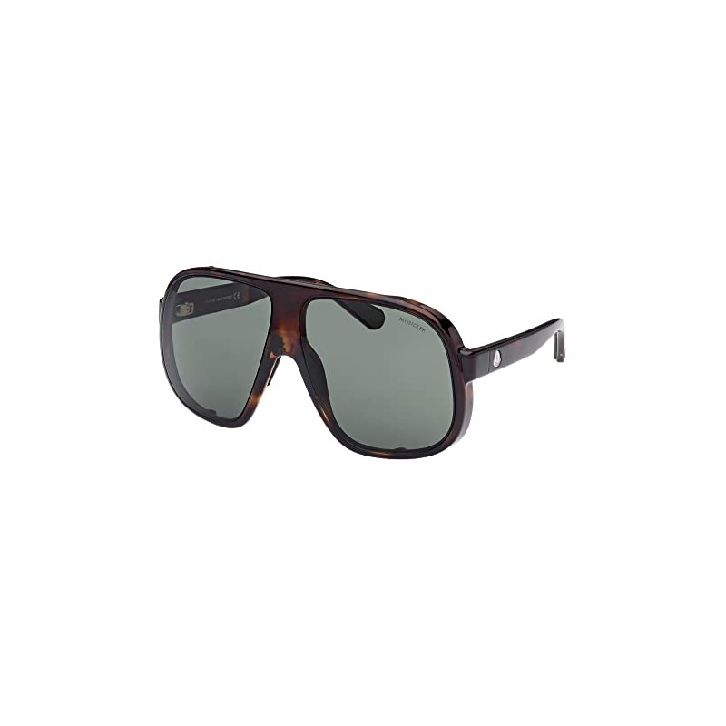 Moncler DIFFRACTOR ML0206 Dark Havana/Green 66/11/140 unisex Sunglasses