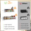 Uten Large Spice Rack for Refrigerator, 2 Pack Strong Magnetic