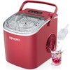 EUHOMY Countertop Ice Maker Machine with Handle, 26lbs Per Day,