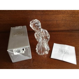 MIKASA CRYSTAL CHOIR ANGEL CANDLEHOLDER~B