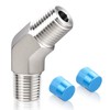 Pysrych Stainless Steel 304 Forged Pipe Fitting 45 Degree Male