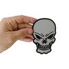 Reflective Skull Patch, Biker Skull Patches