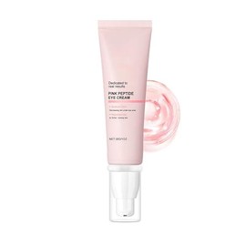 Pink Peptide Eye Serum with Niacinamide and Retinol for Uneven Skin Tone, Korean Skin Care