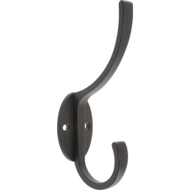 Hardware Essentials 853425 Ornamental Coat and Hat Hooks Oil Rubbed Bronze 1-Pack