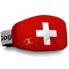 GogglesCover Protective snowboard goggles cover, Swiss flag design