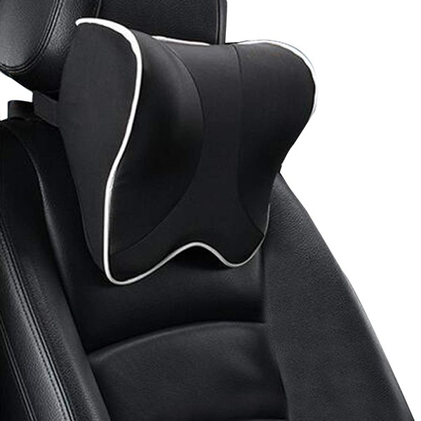 ZATOOTO Car Neck Pillow - Memory Foam Car Headrest Pillow, Car Neck Pillows for Driving, Neck Support for Adult and Child, Black