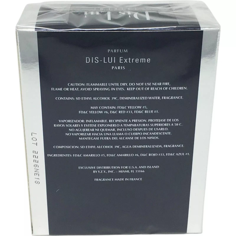 Dis Lui Extreme Perfume By YZY 3.4 oz (100 ml)