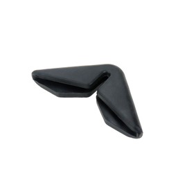 Modengzhe 2 Pcs Car Front Door Anti-Collision Corner Guards, PVC Car Door Bump Edge Anti-Scratch Rubber Protector, 38 x 38 mm