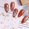 Nail Parts (24 Types), Natural Shell, Big Shell, Abalone Seashell,