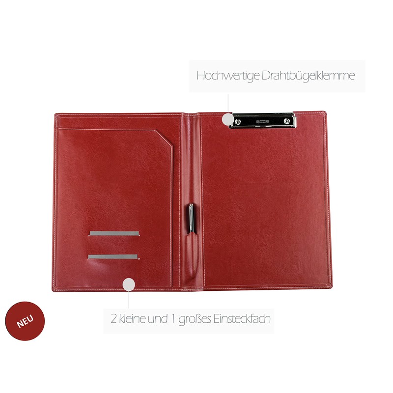 DELMON VARONE - Clipboard Folder DIN A4 Made of Vegan