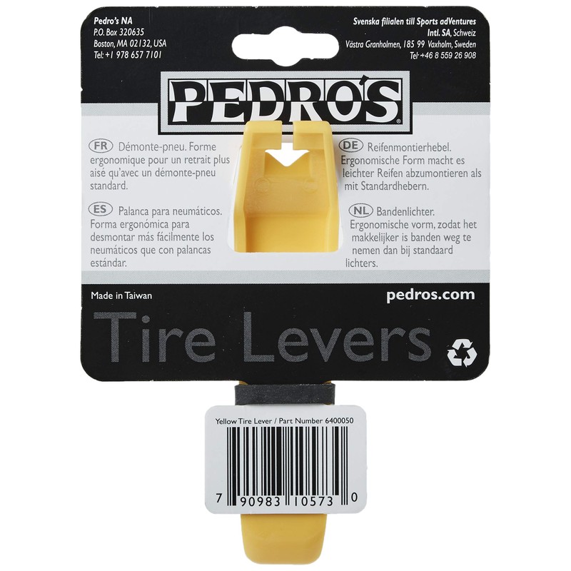 Pedro's Unisex Adult Tyre Levers Yellow Tyre Levers Yellow -