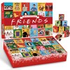 Advent Calendar 2024 Christmas Jigsaw Puzzles, Christmas Friends Show Puzzles 1000 Pieces for Adult, Friends TV show Merchandise 24 Days Xmas Countdown Calendar Puzzle for Women Friends Fans Gifts Home Decor