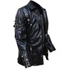 The Jasperz Punk Rave Poison Black & Maroon Jacket Mens