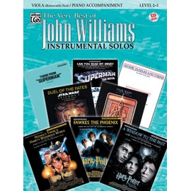 The Very Best of John Williams for Strings: Viola (with Piano Acc.), Book & CD