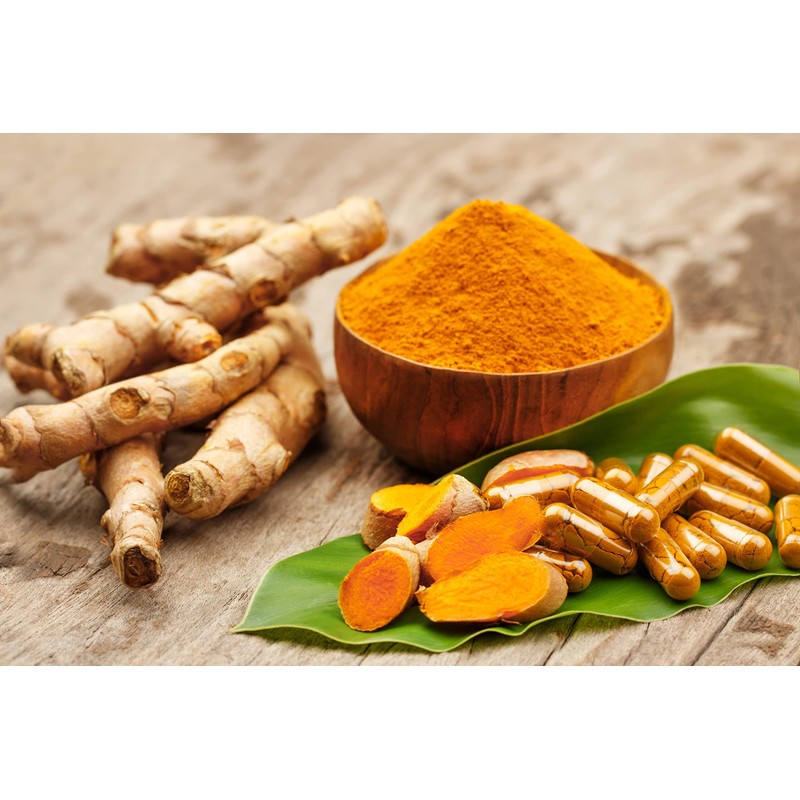 SPINTZ Organic Turmeric Barley Grass Capsules - High Dose Tablets