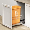 LIONONLY Pull Out Trash Can Under Cabinet Kit with Soft-Close