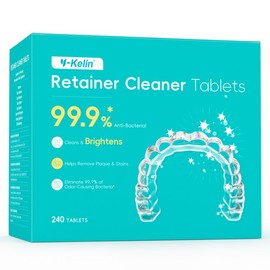 Retainer Cleaner Tablets Invisalign Cleaner Denture Cleaning Tablets 240 counts