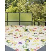 Kamaca Series Butterflies in a Flower Meadow in Cream with