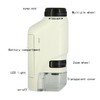 XIANGEN Portable 60X-120X Optical Microscope with LED Light Birthday Gift