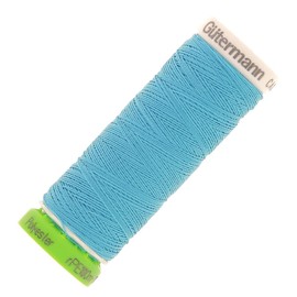 Gütermann recycled polyester sewing thread - Azure Blue (n°736) x100m