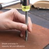 6 Pcs Oval Leather Punch Tools, Oval Leather Punch Set,