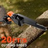 2-IN-1 Cordless Pole Saw & 8" Mini Chainsaw Battery Powered,