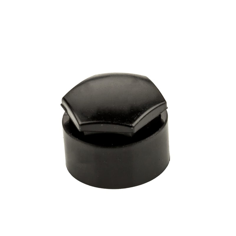 LST 20x Wheel Bolt Cover Caps Set 17 mm Black