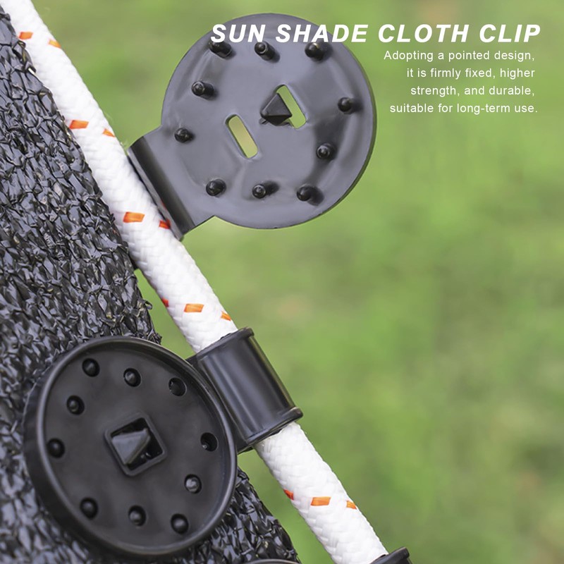 SPRHR 100 Pieces Shade Net Clip Plastic Clips with Eyelet