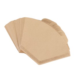 100 Filtros de café #1, Filtros de Papel Naturals Desechables 1 Taza, Filtros de café de Cono para Cafetera de Goteo y Vertido, Filtros de café Desechables sin Blanquear