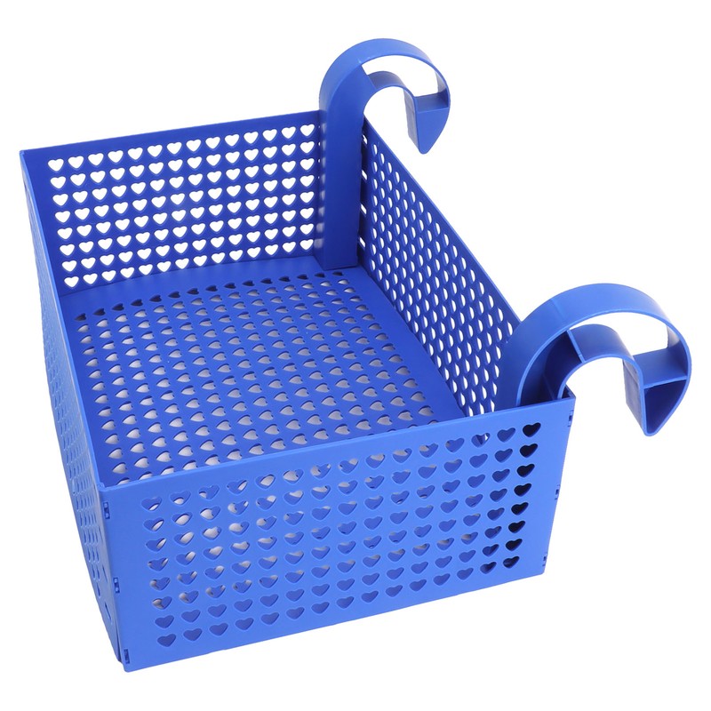 Pool Hanging Storage Basket Adjustable Support Rods Removable Toy Basket