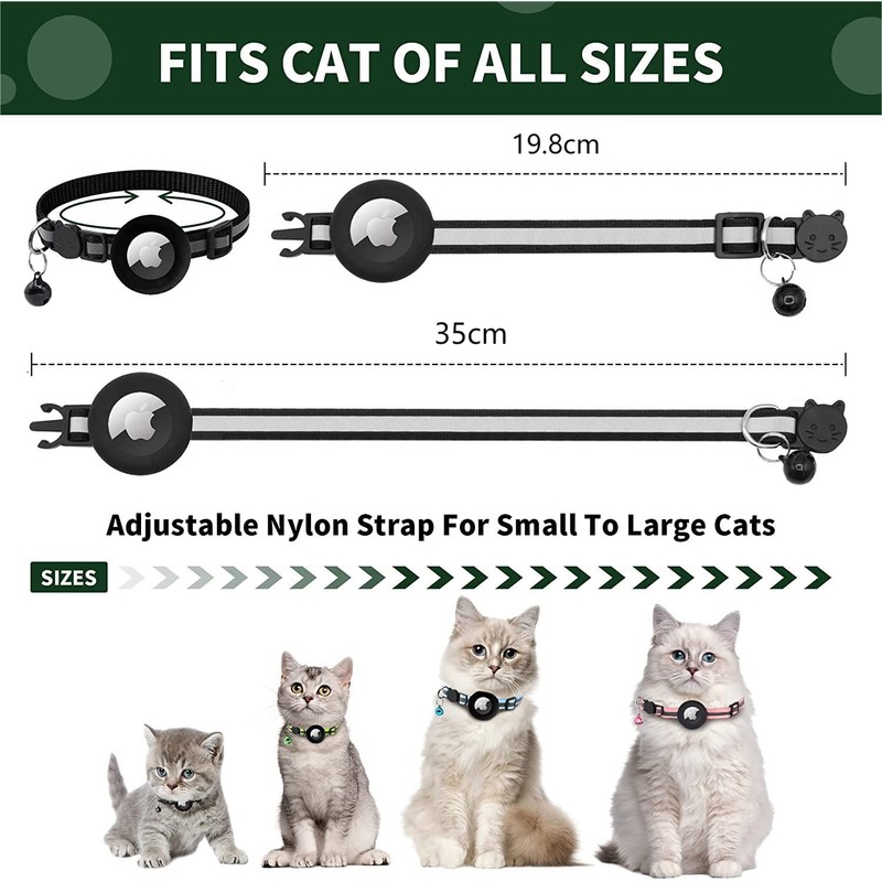Pet Tracking Device, Air Tag, Collar, Cat Collar, Safety Collar,