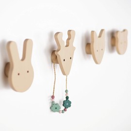 bomidé - Wall Hook "Animal Children in the Forest"