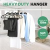 InfiniPower 50 Pack Velvet Hangers, Heavy Duty Clothes Hangers for