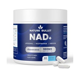 NAD Ribosida liposomal resveratrol quercetina de alta pureza NAD antienvejecimiento, energía concentración 80 cápsulas