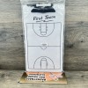 Team Basketball Coach Dry Erase Clipboard First Team White W/